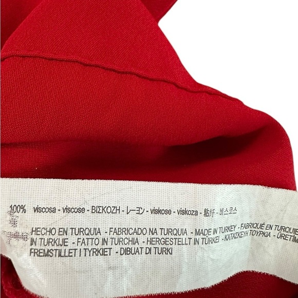 Zara Woman Red Long Sleeve Top Size M - Picture 14 of 17